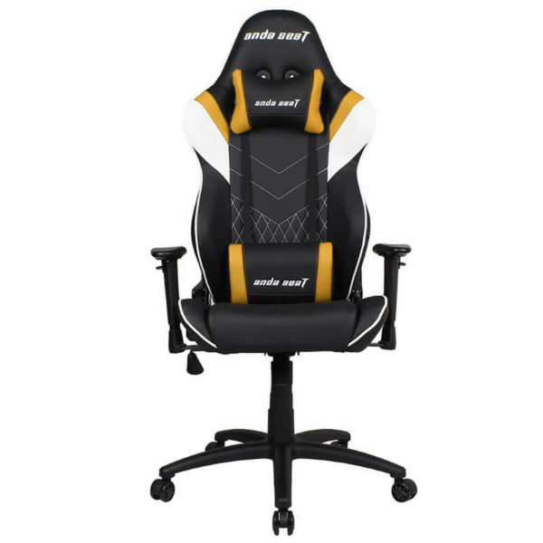 Anda Seat Assassin Black/Yellow V2 - Full PVC Leather 4D Armrest Gaming Chair