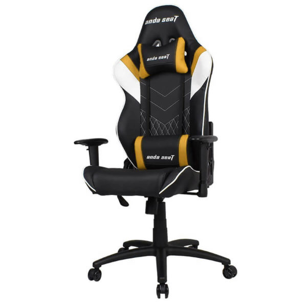 Anda Seat Assassin Black/Yellow V2 - Full PVC Leather 4D Armrest Gaming Chair - Hình ảnh 2