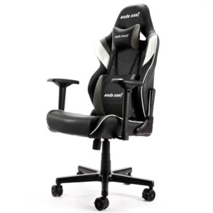 Anda Seat Assassin King V2 Black/White/Grey - Full PVC Leather 5D Armrest Gaming Chair - Ảnh 2