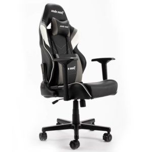 Anda Seat Assassin King V2 Black/White/Grey - Full PVC Leather 5D Armrest Gaming Chair - Ảnh 3