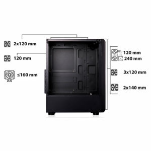 Infinity Denki Pro - Tempered Glass Gaming Case - Ảnh 7