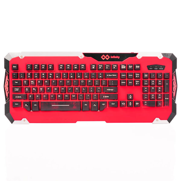 Phím led giả cơ gaming Infinity Phoenix Red/Black
