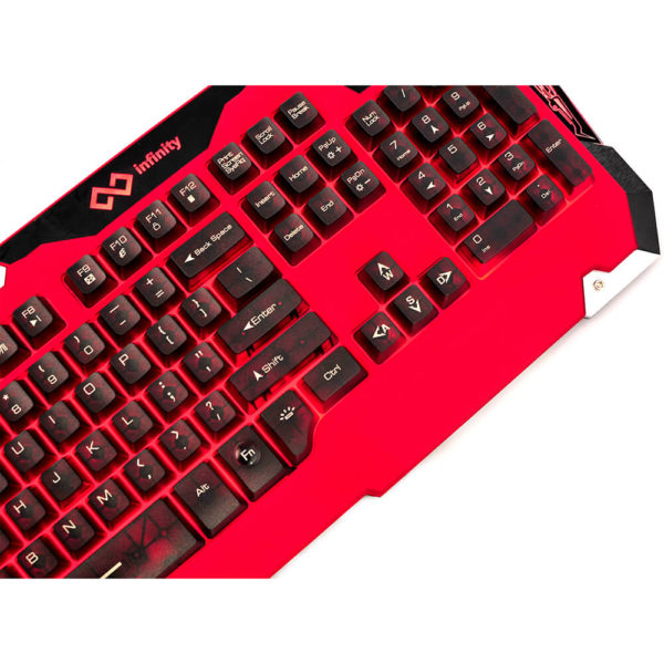 Phím led giả cơ gaming Infinity Phoenix Red/Black - Hình ảnh 8