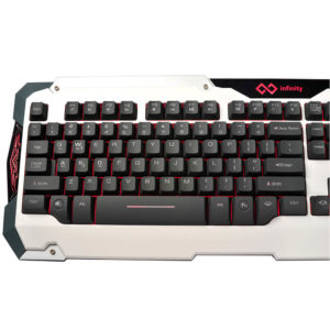 Phím led giả cơ gaming Infinity Phoenix White/Grey - Ảnh 6