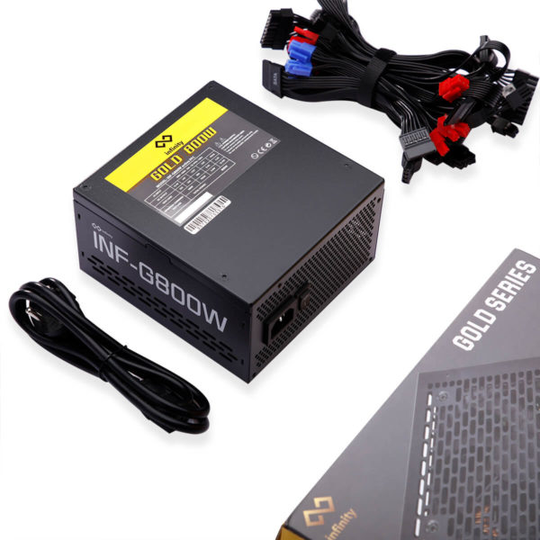 Infinity Gold G800W - 80 Plus Gold - Active PFC - Full Modular - Hình ảnh 13