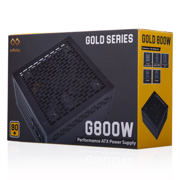 Infinity Gold G800W - 80 Plus Gold - Active PFC - Full Modular - Hình ảnh 2