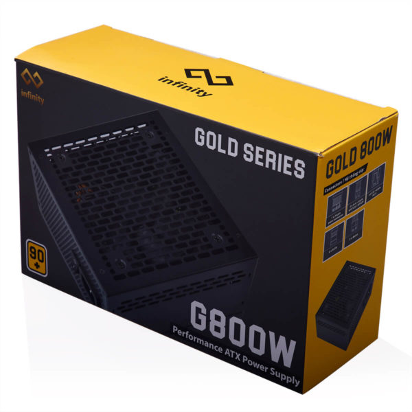 Infinity Gold G800W - 80 Plus Gold - Active PFC - Full Modular - Hình ảnh 5