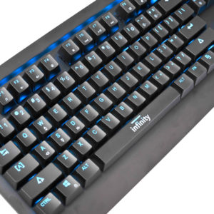 Phím cơ gaming RGB Infinity Azure Blue Switch - Ảnh 4