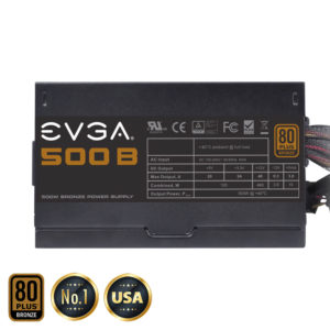 EVGA 500 B1 - 80+ BRONZE 500W - Hard Line - Ảnh 3