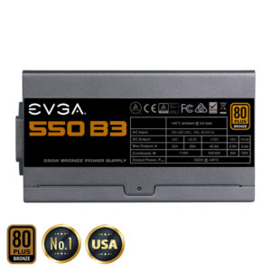 EVGA 550 B3 - 80+ BRONZE 550W - Fully Modular - Ảnh 4