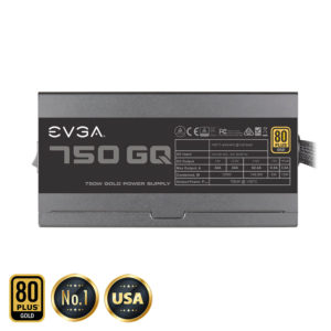 EVGA 750 GQ - 80+ GOLD 750W - Semi Modular - Ảnh 4