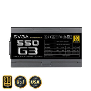 EVGA SuperNOVA 550 G3 - 80+ GOLD 550W - Fully Modular - Ảnh 3