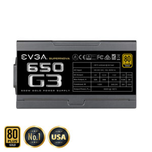 EVGA SuperNOVA 650 G3 - 80+ GOLD 650W - Fully Modular - Ảnh 3