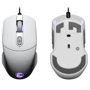 EVGA X12 Gaming Mouse - 8K - Wired - White - Customizable - Dual Sensor - 16,000 DPI - 5 Profiles - 8 Buttons - Ambidextrous Light Weight - RGB - Ảnh 5