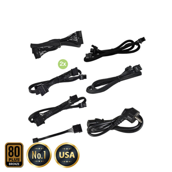EVGA 550 B3 - 80+ BRONZE 550W -  Fully Modular - Hình ảnh 6