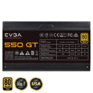 EVGA SuperNOVA 550 GT - 80+ GOLD 550W - Fully Modular - Ảnh 3