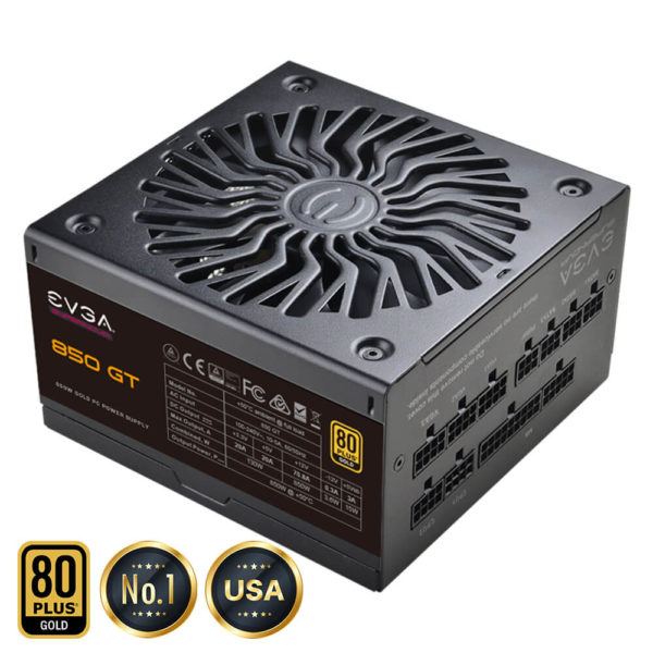 EVGA SuperNOVA 850 GT - 80+ GOLD 850W -  Fully Modular - Eco Mode - 100% Japan Capacitors - Hình ảnh 2