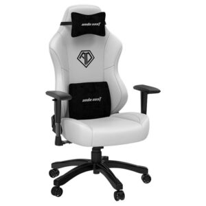 Andaseat Phantom 3 Cloudy White – Premium PVC Leather Office Gaming Chair - Ảnh 4