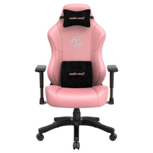 Andaseat Phantom 3 Creamy Pink – Premium PVC Leather Office Gaming Chair - Ảnh 2