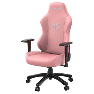 Andaseat Phantom 3 Creamy Pink – Premium PVC Leather Office Gaming Chair - Ảnh 3
