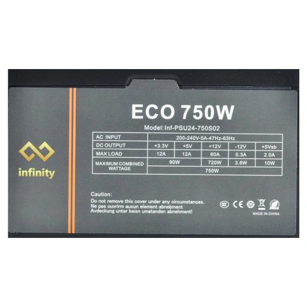 Infinity Eco 750w H07